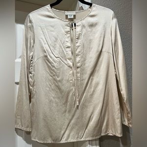 Silk Buttery Yellow Top Banana Republic Sz S